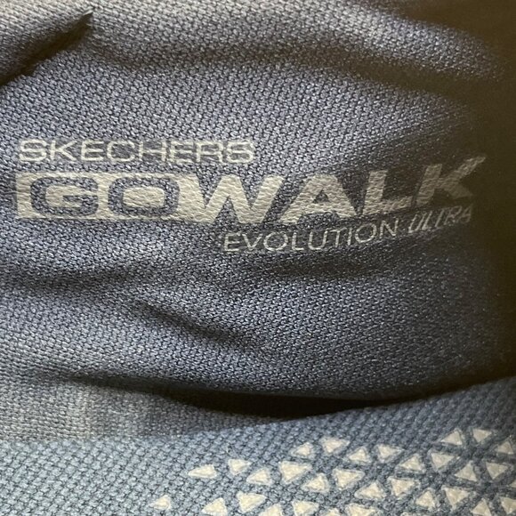 Skechers Men’s Navy Blue GoWalk Evolution Ultra Slip-On Comfort Shoes Size 9.5 - Picture 6 of 9